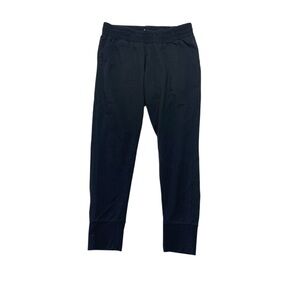 FP movement black jogger sweatpants size large women's casual free people relax